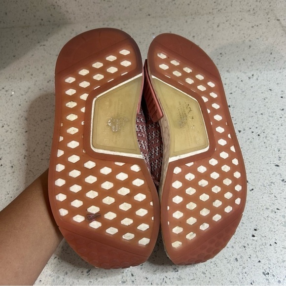 Adidas Womens NMD R1 Primeknit Pink Running Shoes - Picture 10 of 13